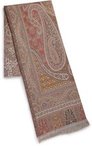 AVANT-GARDE PARIS Kashmiri Jamawar Sjaal - Multi 77 inch x 29.5 inch - Polyester-Wol - Traditionele ontwerpen met Mughal invloeden