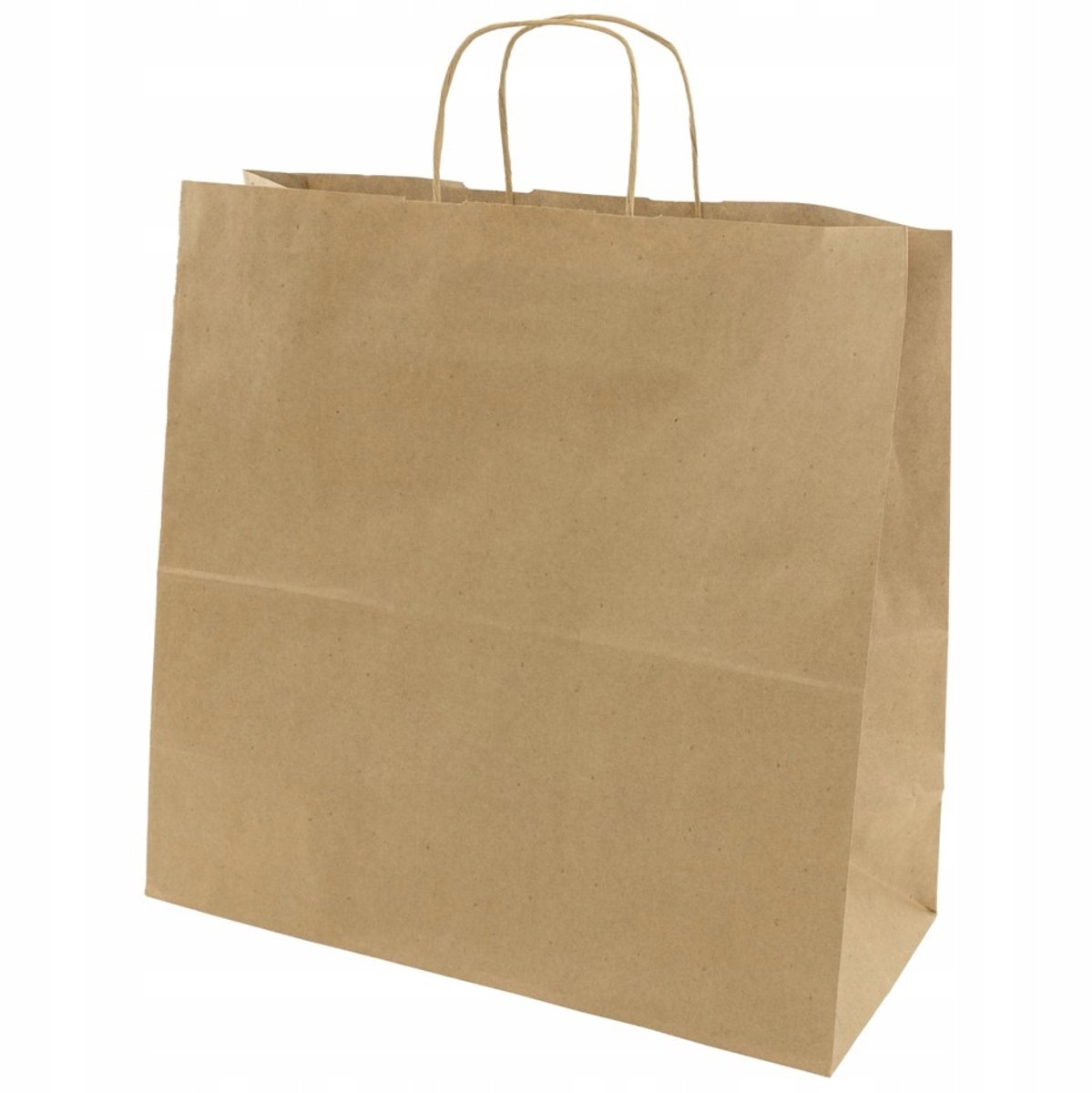 50x Bruine Papieren Zakken met Gedraaid Handvat 40x18x39 cm