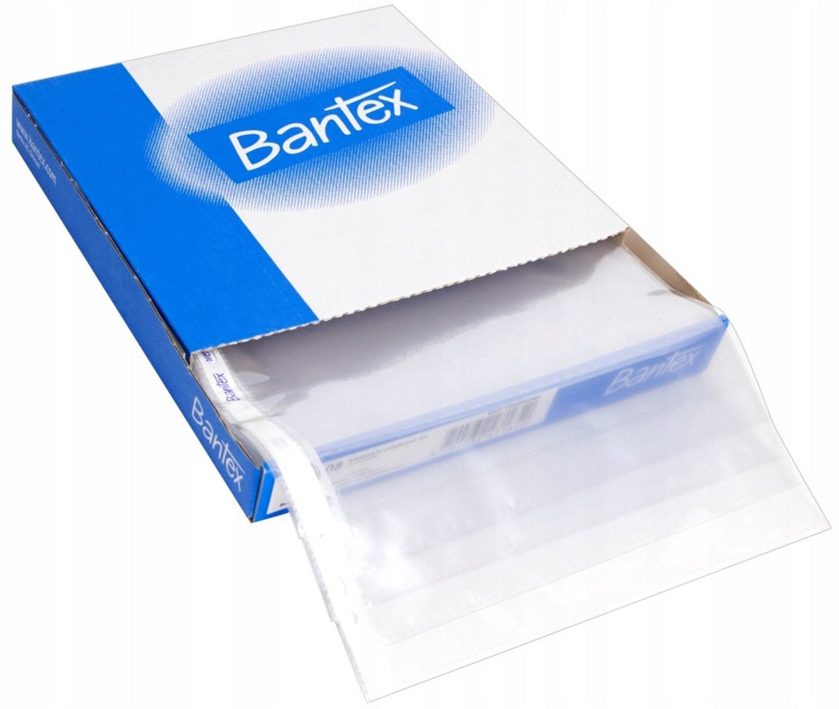 10 x Bantex A4 Kristal Transparant Documenthoezen 100 stuks per doos