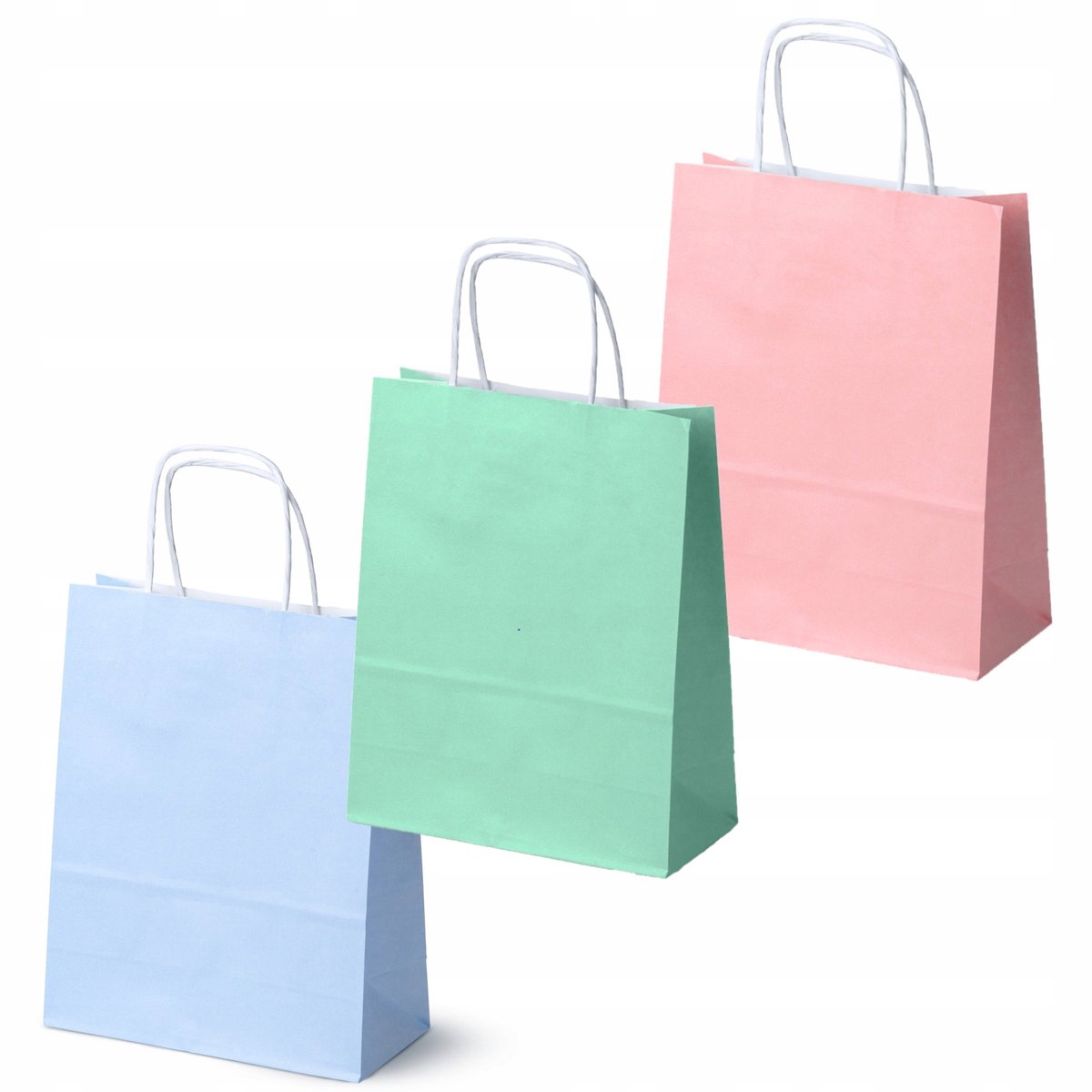 Pastel Kleuren Papieren Cadeauzakjes 75 Stuks 24x10x32 cm