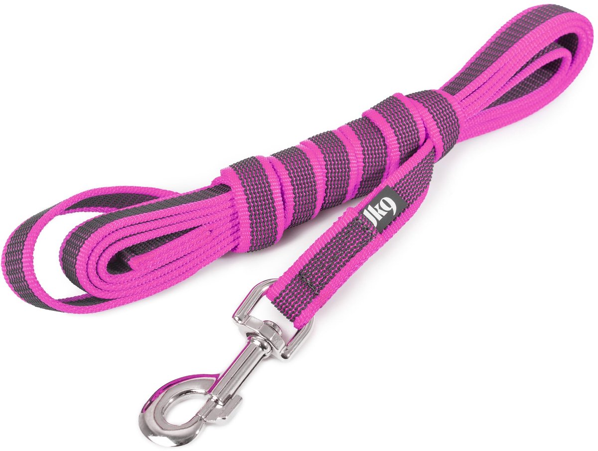 Famanu – Lijn met handvat, 20 mm x 3 m, roze-grijs