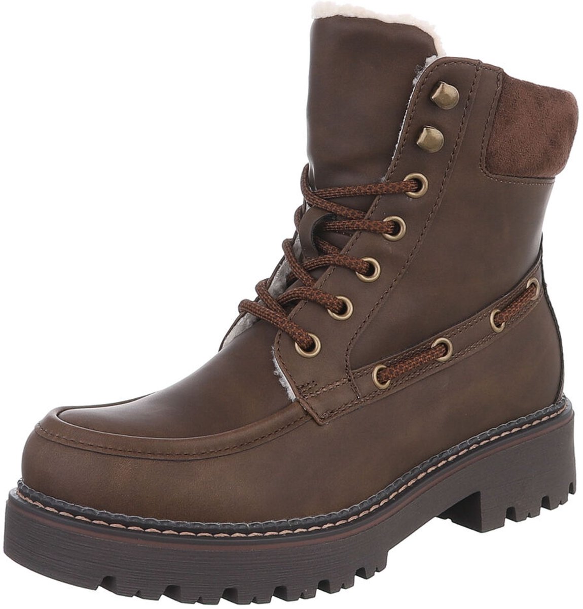 Enkelboot - Vetersluiting - Dames Mt:40