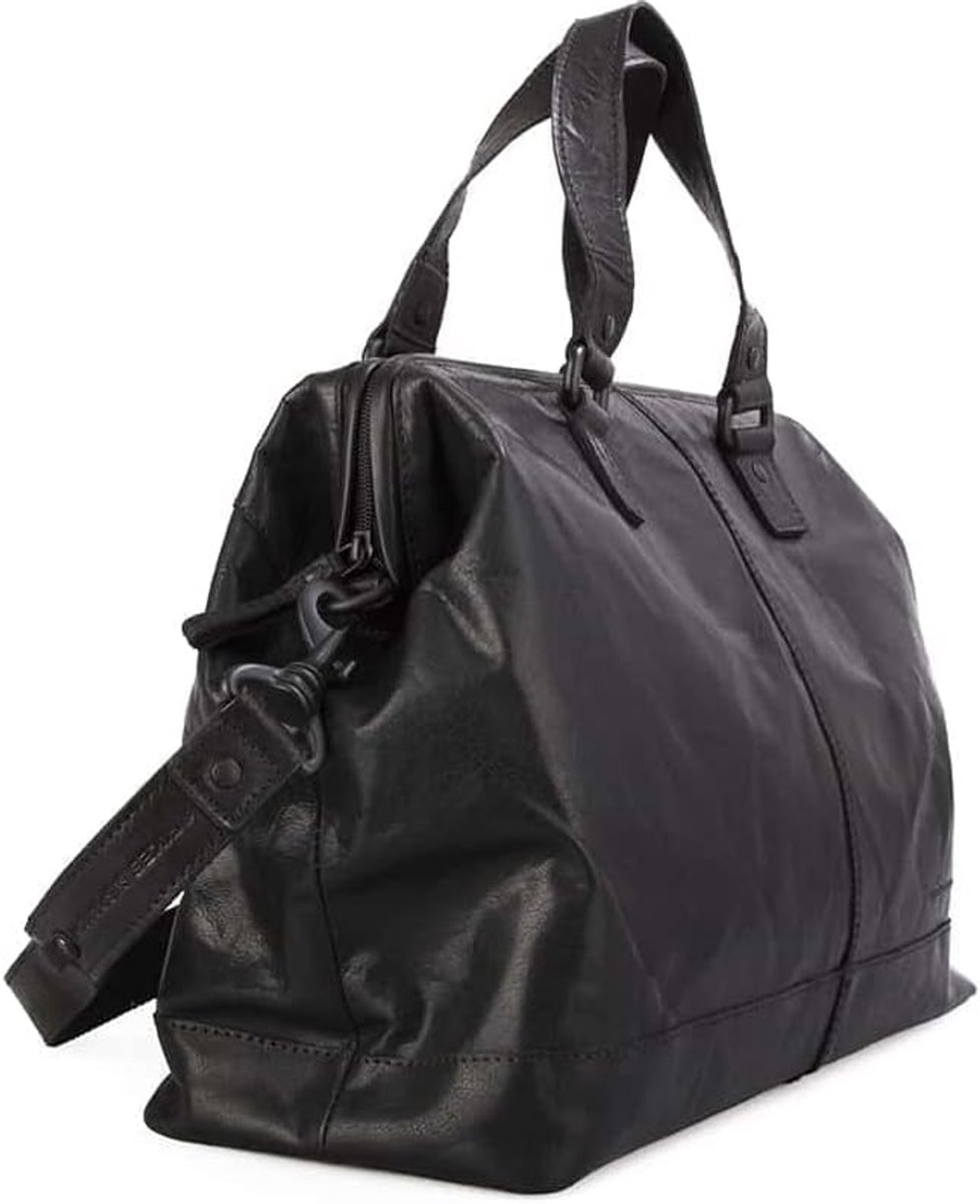 Weekendtas 50cm - leer - sportief design - ideaal voor een weekendje weg - ShopVlot