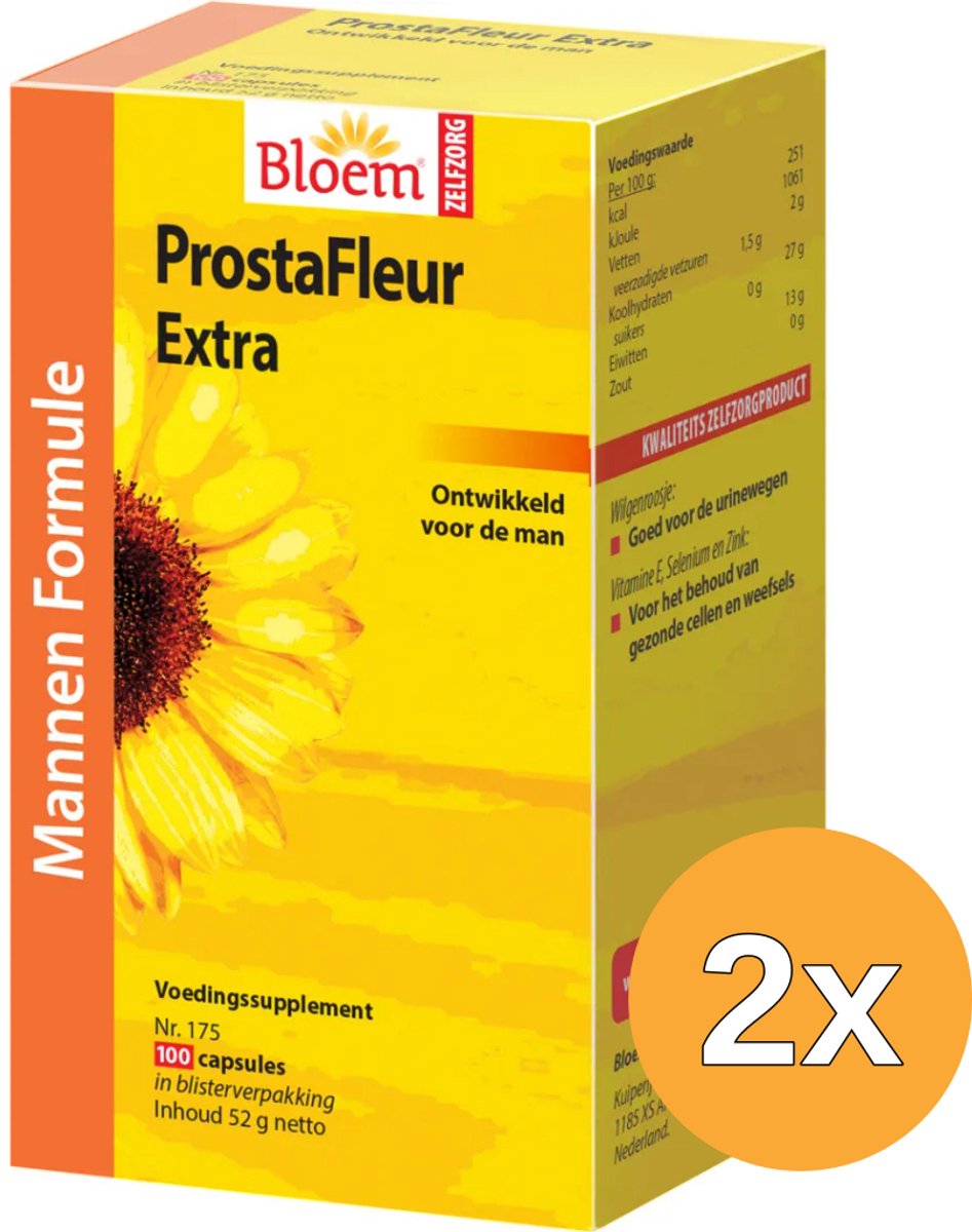 2x Bloem Prostafleur (100 capsules)
