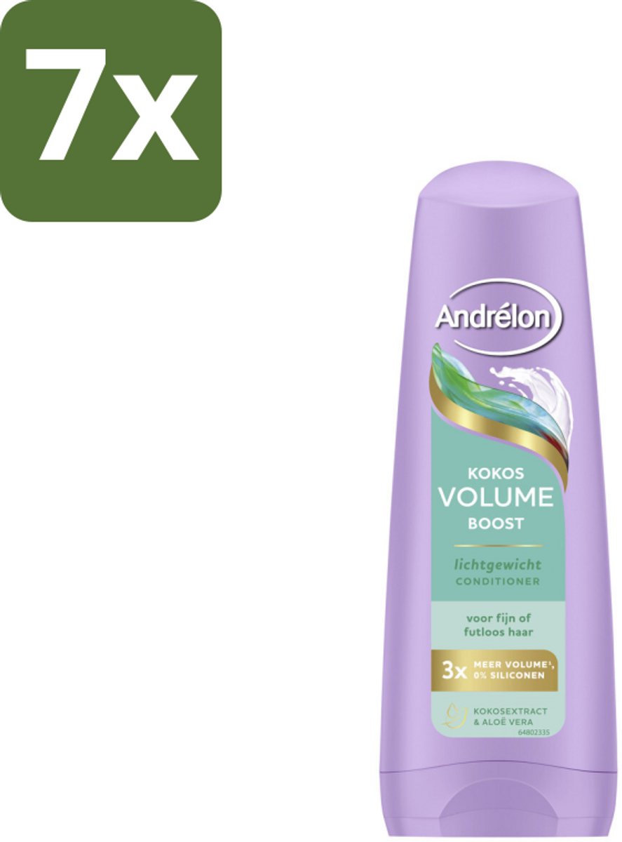 Andrélon – Conditioner – Volume Boost – 200 ml - Bulkverpakking - 7 stuks