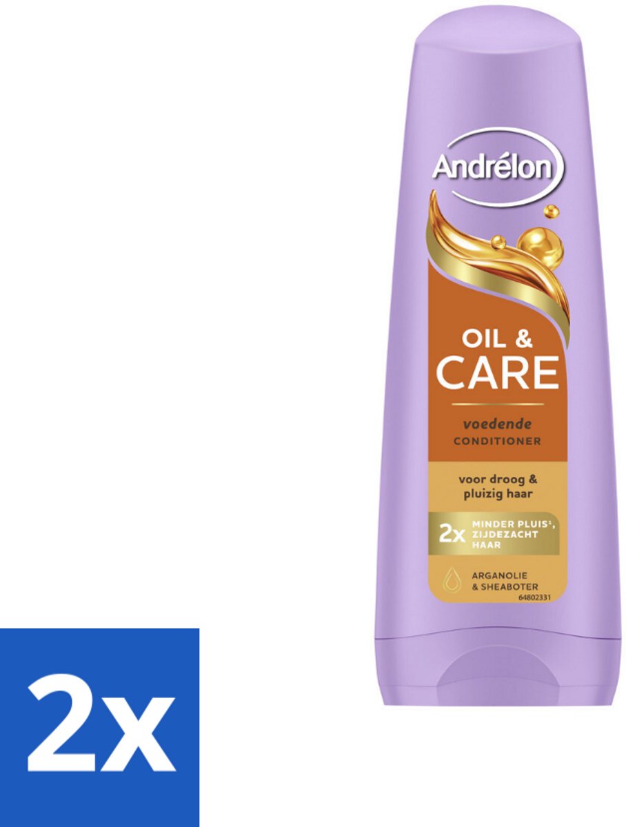 Andrélon – Conditioner – Oil & Care – 200 ml - Voordeelverpakking - 2 stuks