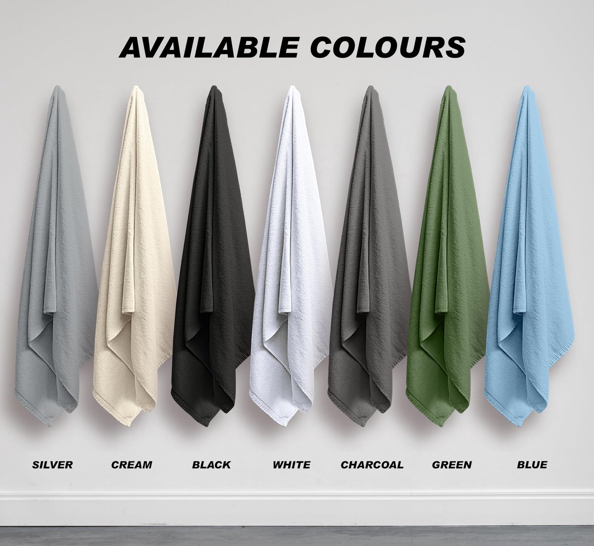 Bamboe badlaken extra groot 80x140cm - set van 2 - 60% bamboe, 40% katoen - superwaterabsorberend en extra zacht - ShopVlot