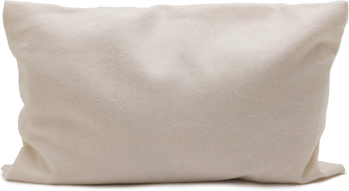 Herbal Cushion, 30 x 20 cm, Organic Cover, Flannel + Organic Inlet Nature, Fragrance Cushion with Sage, Anise - ShopVlot