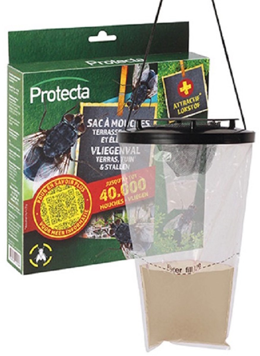 Protecta Vliegenvangzak met wateroplosbare lokstof Standaard