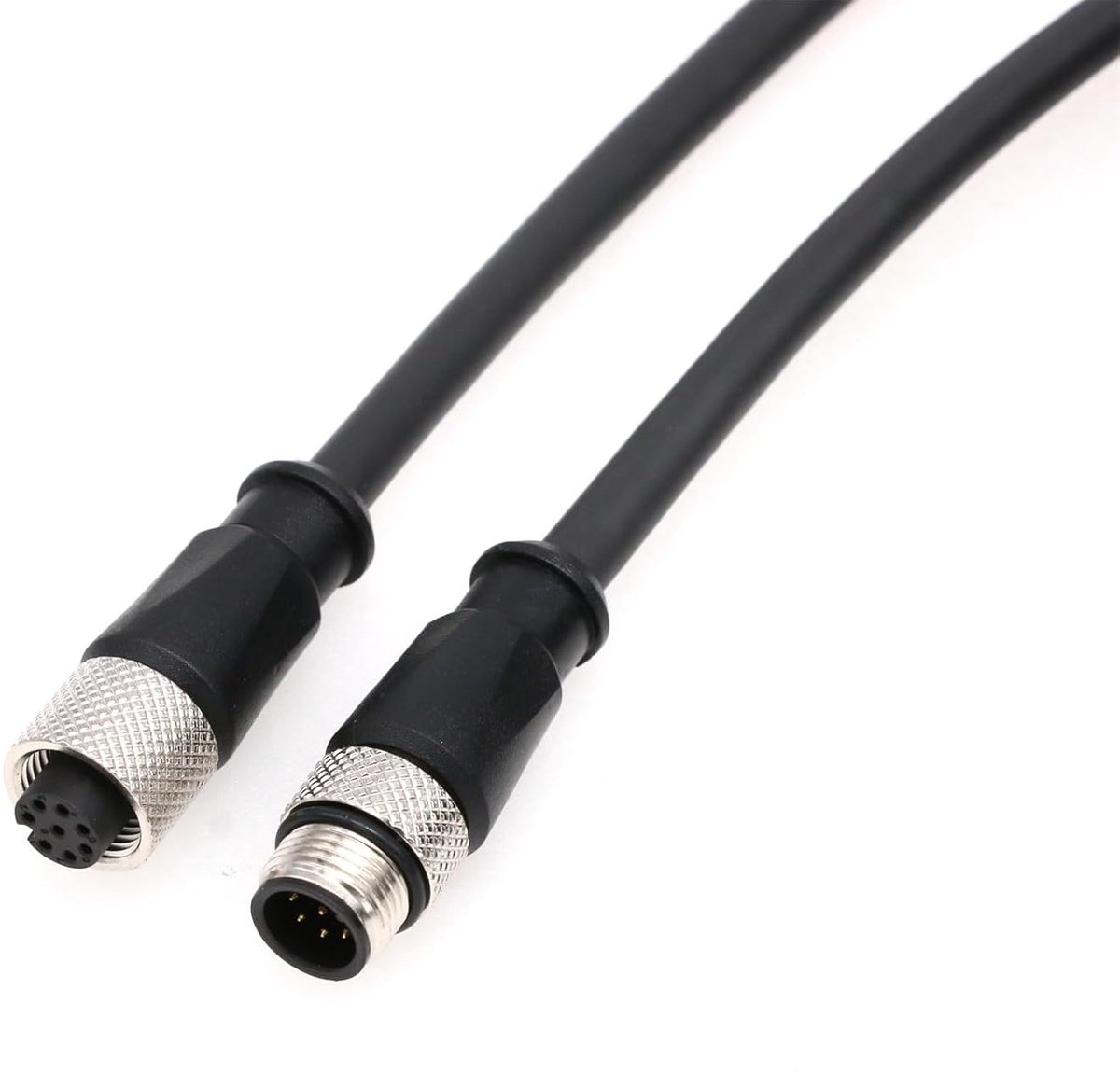 HangTon 8 Pin Male Female Cable Extension for Humminbird Fish Finder Ulterra Trolling Motor Ethernet Network Control - ShopVlot