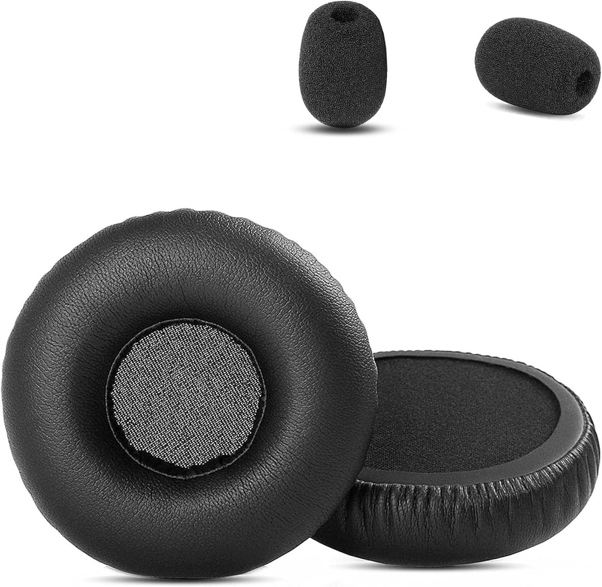 Oorkussens voor PLT Blackwire C310 C320 C300 C225 C215 C315 C325 C3220 - Echte leer/memory foam