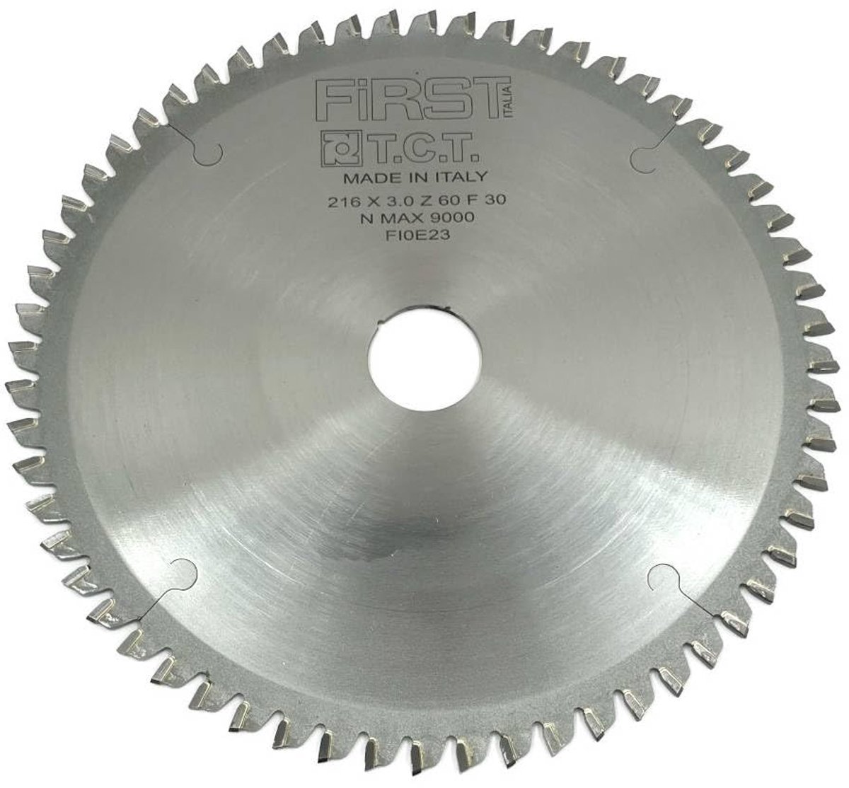 cirkelzaagblad 216 mm - HM 30 mm - dikte 3/2 mm - geschikt voor aluminium/hout - ShopVlot