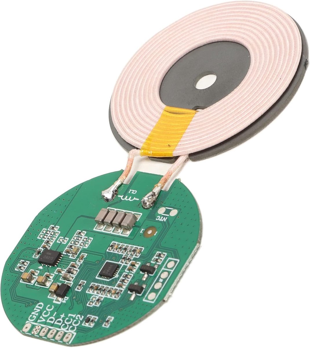 Draadloze oplaadmodule 15W - PCBA circuit bord - Micro-USB poort - Ideaal voor DIY projecten - ShopVlot