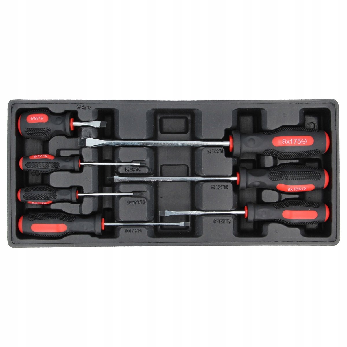 Energy Schroevendraaierset Plat 7-delig Gereedschapsmodule NE00200/7