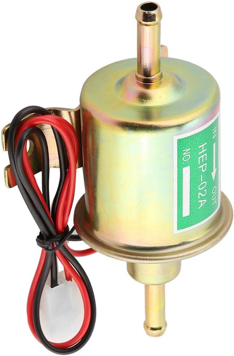 Brandstofpomp 12V - Laagdruk elektrische brandstofpomp - Inclusief installatiekit - Betrouwbare brandstoflevering - ShopVlot