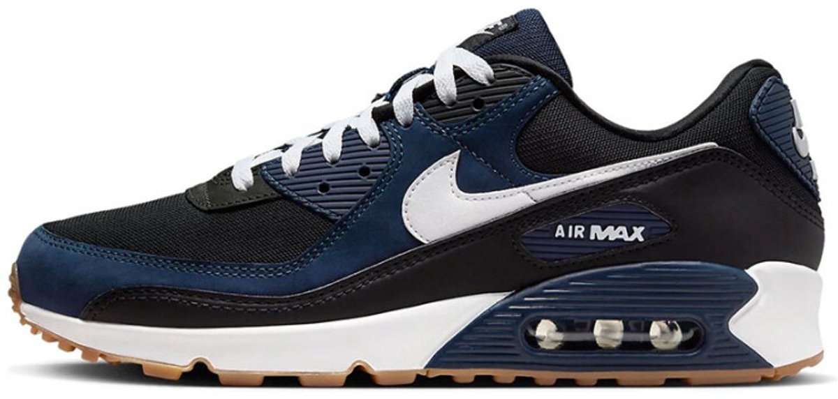 Nike Air Max 90 Midnight Gum Zwart
