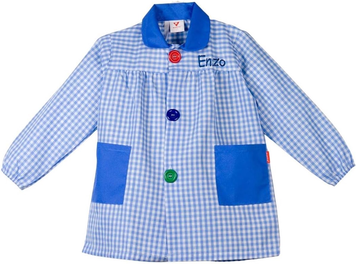 Babi College Geborduurd met Naam - Blauw - Medium - Persoonlijk en uniek - ShopVlot