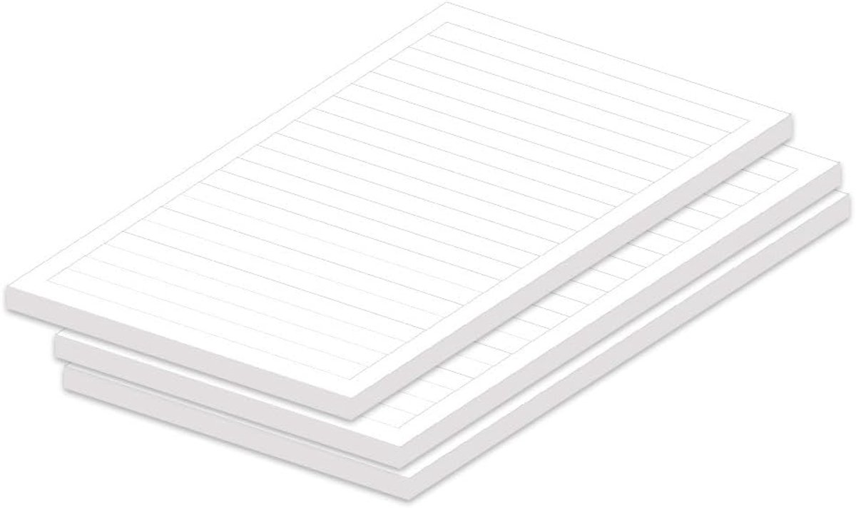 PRICARO Notepad "lined", magnetic, A5, 3 pieces - ShopVlot