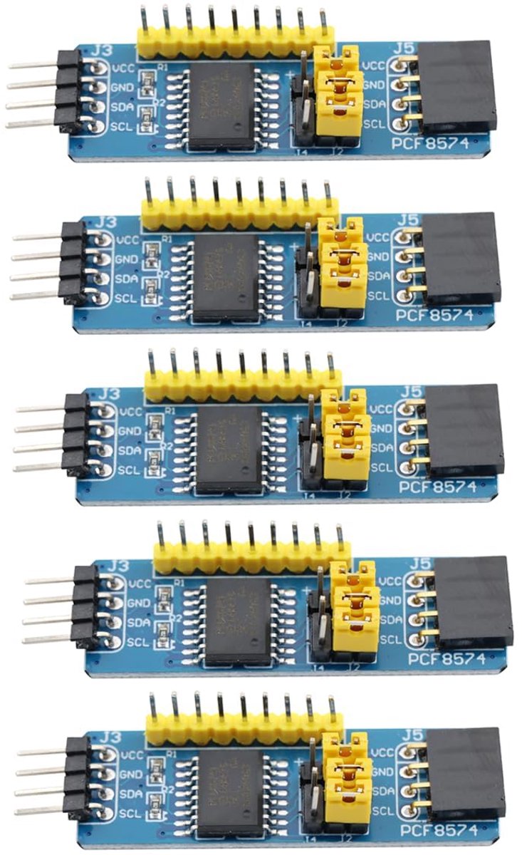 PCF8574 Module IO Expansion Card 3.3V/5V I2C I/O Expander Bus Evaluation Development Module For Arduino (Pack of 5) - ShopVlot