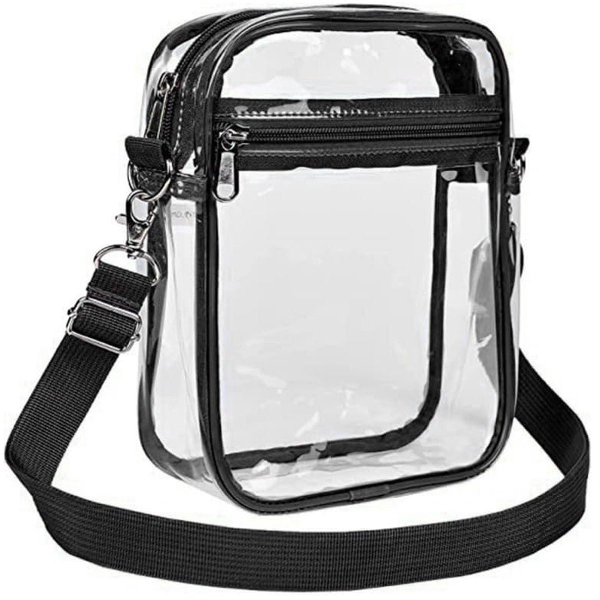 Doorzichtige schoudertas - PVC cosmetische tas - verstelbare band - ideaal voor concerten - ShopVlot