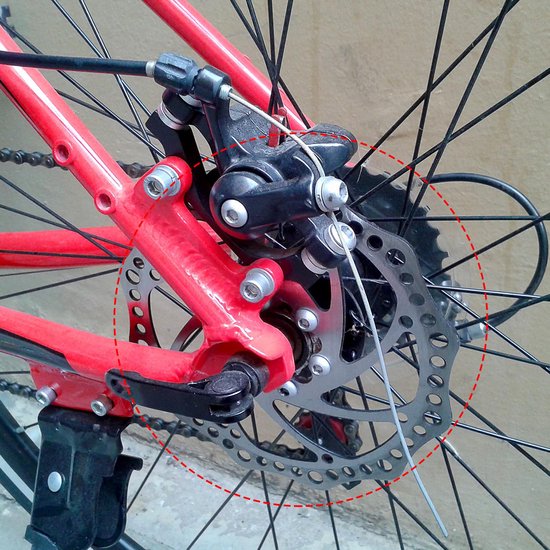 Fiets lagersysteem 4-delig 3/16 inch met 16 kogels zilver van Fiets. — afbeelding 5