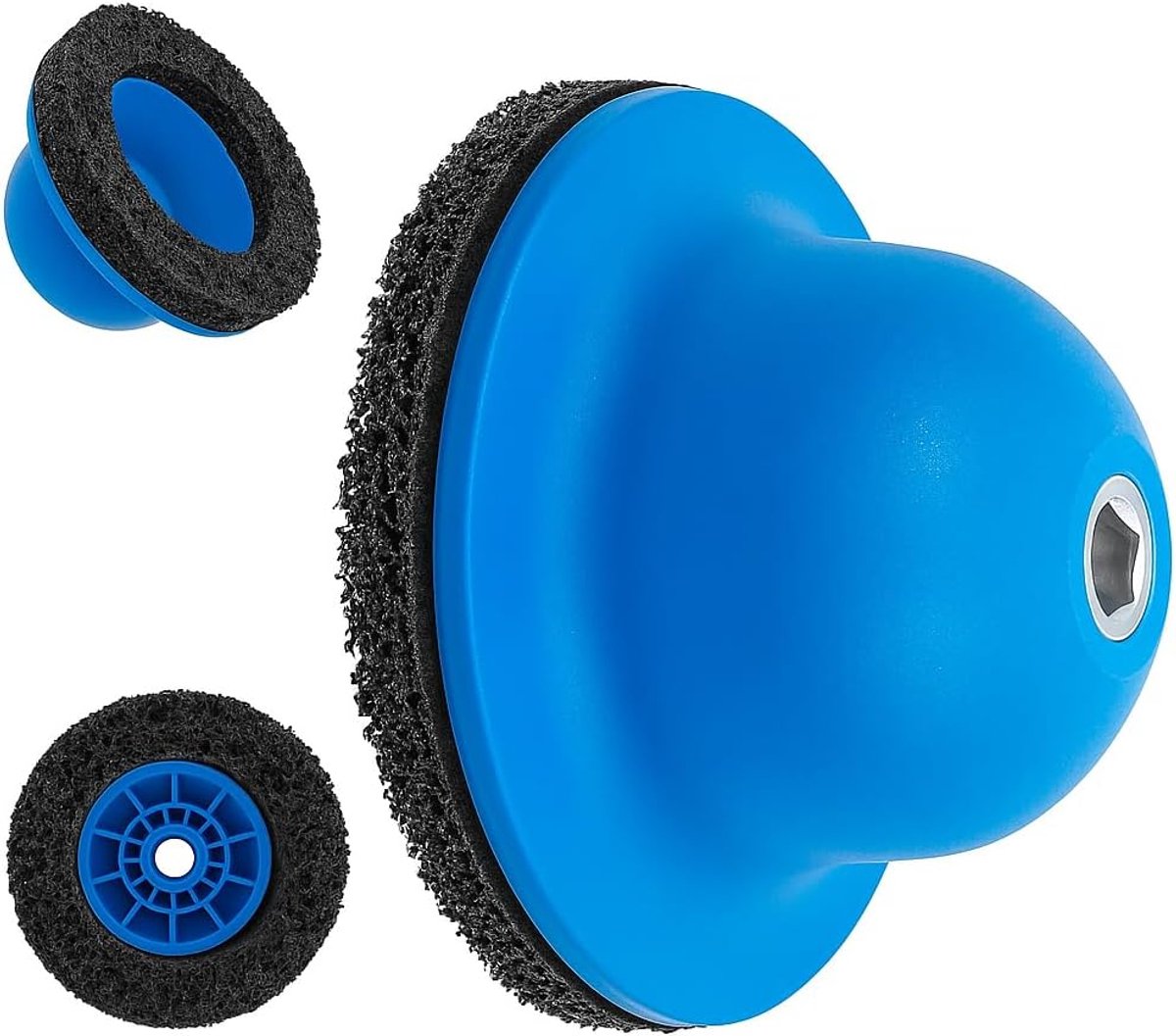 Disc Grinder for Wheel Hub: Silicon carbide disc sharpener for wheel hub, blue pencil sharpener, wheel hub cleaner for - ShopVlot