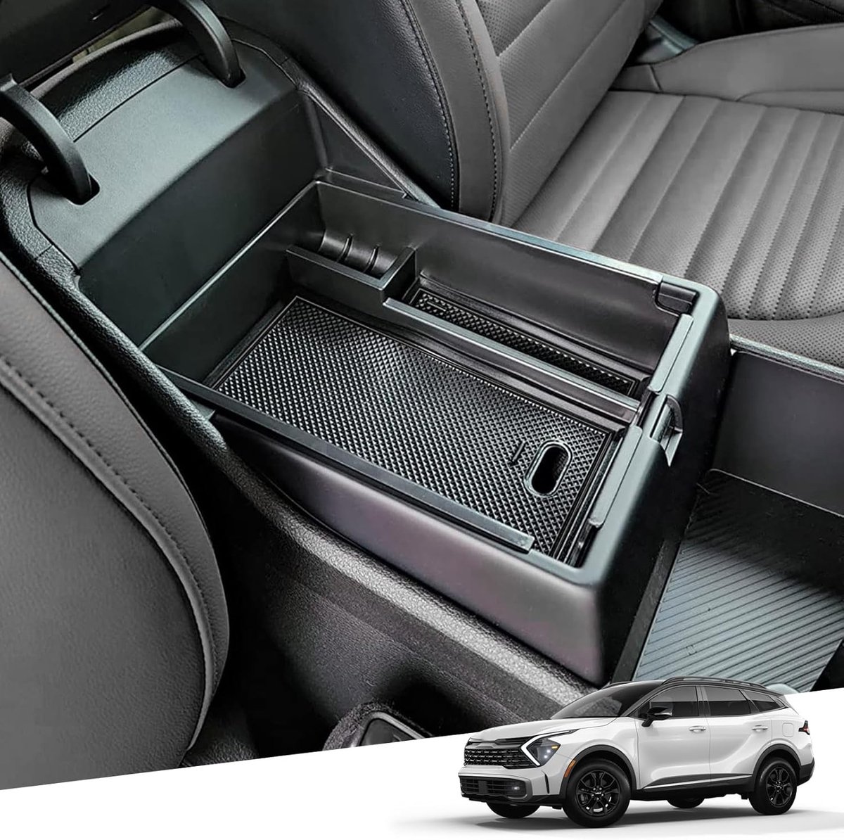 YEE PIN Compatible with Kia Sportage NQ5 Year of Build 2022 2023 2024 Storage Box Central Console Organizer Tray for - ShopVlot