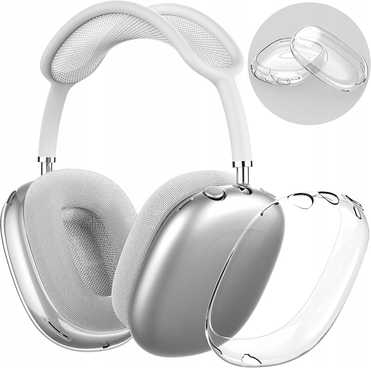 Beschermhoesjes voor Airpods Max - Transparant TPU
