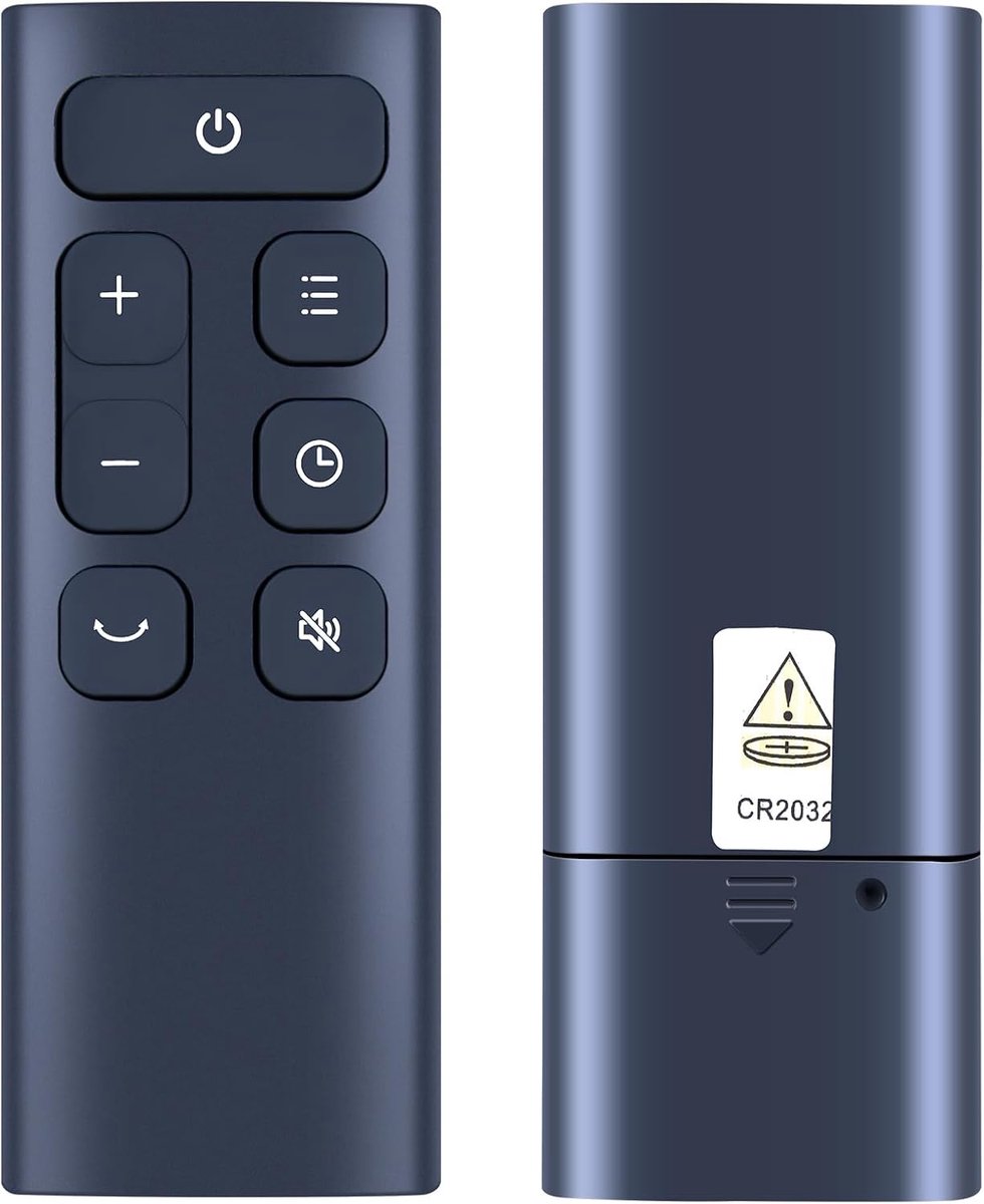 Nue Replacement Remote Control Compatible with Dreo Tower Fan DR-HTF017, Oscillating Standing Fans DR-HPF001 - ShopVlot