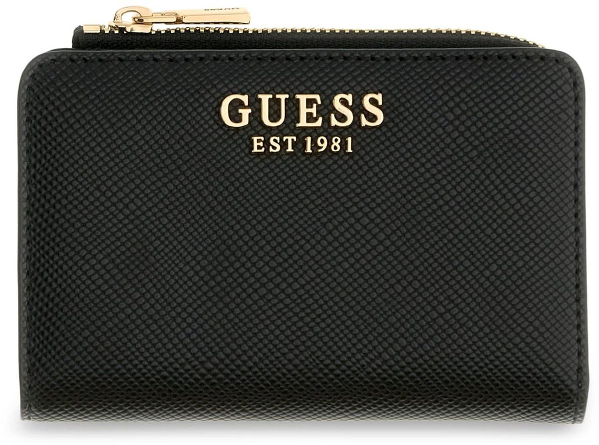 GUESS portemonnee Danielle SLG Zip Around Card Case Black zwart