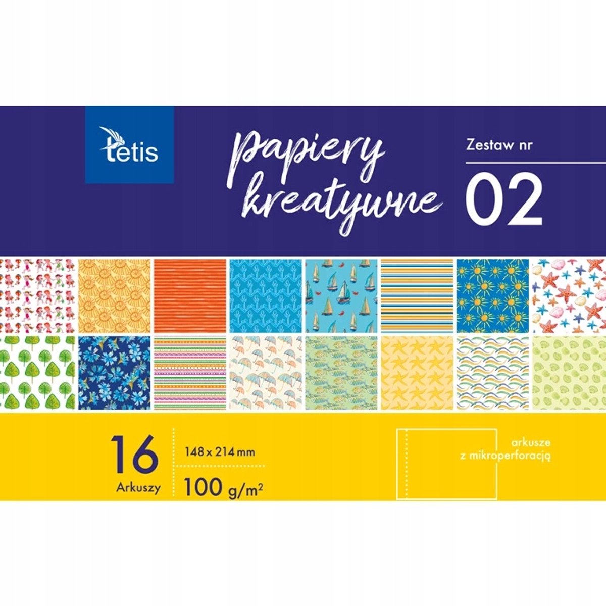 Creatief A5 Papier Set, 16 Vel, 100g/m², Decoratief