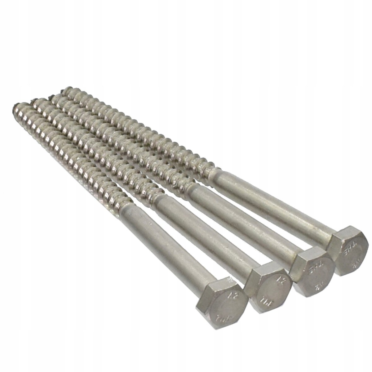 RVS Houtschroeven 5x60mm Zeskant 10 Stuks