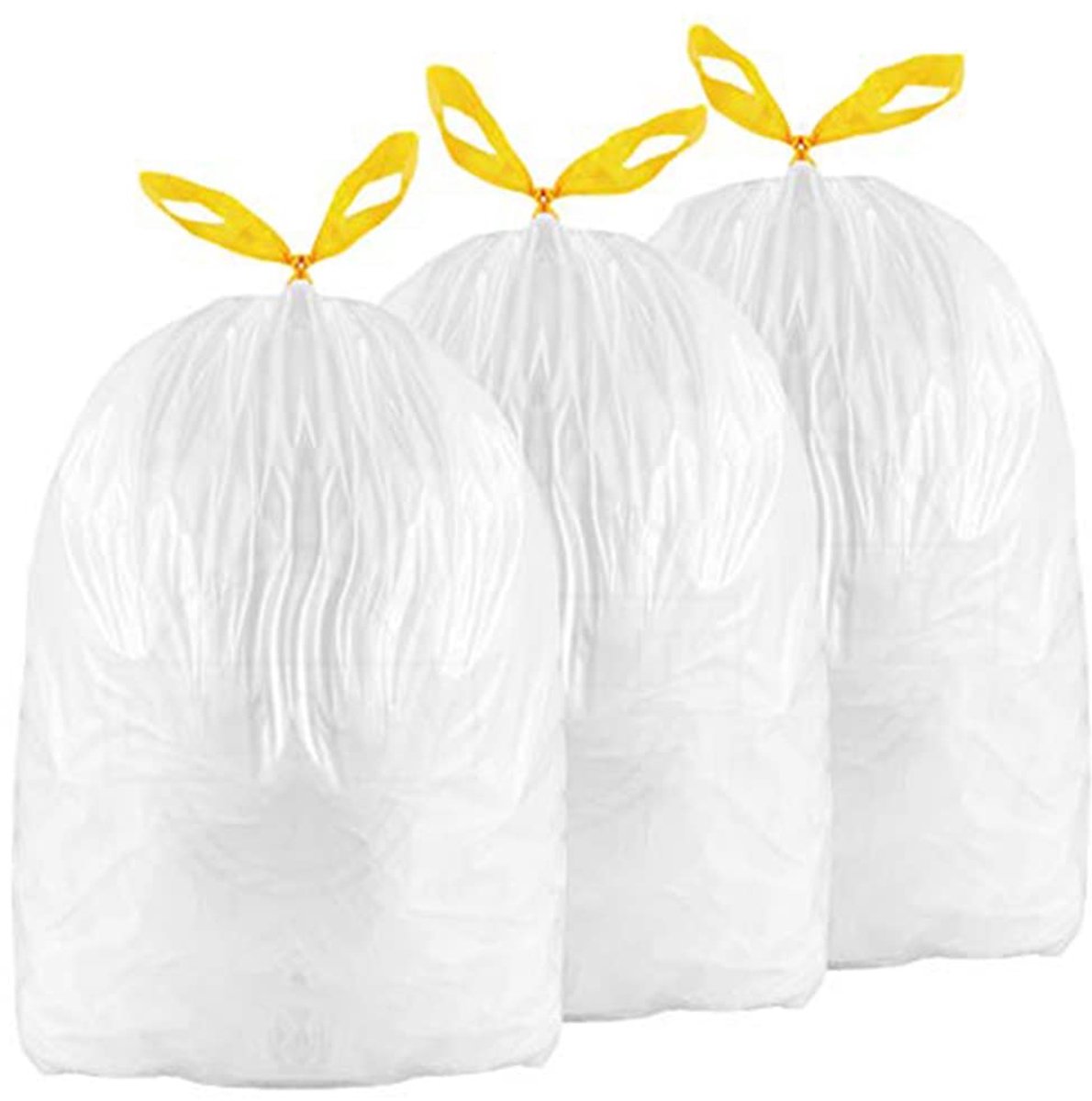 BILIEASY Bin Bags Bin Liners 10L 12L 15L 2,6-4 GAL Trekkoord Prullenzakken Grote Sterke Ongeparfumeerde Universele - ShopVlot