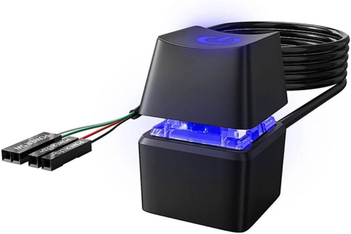 Extension of PC Power Button, Computer Power Button, Desk Power Adapter (5m) - ShopVlot