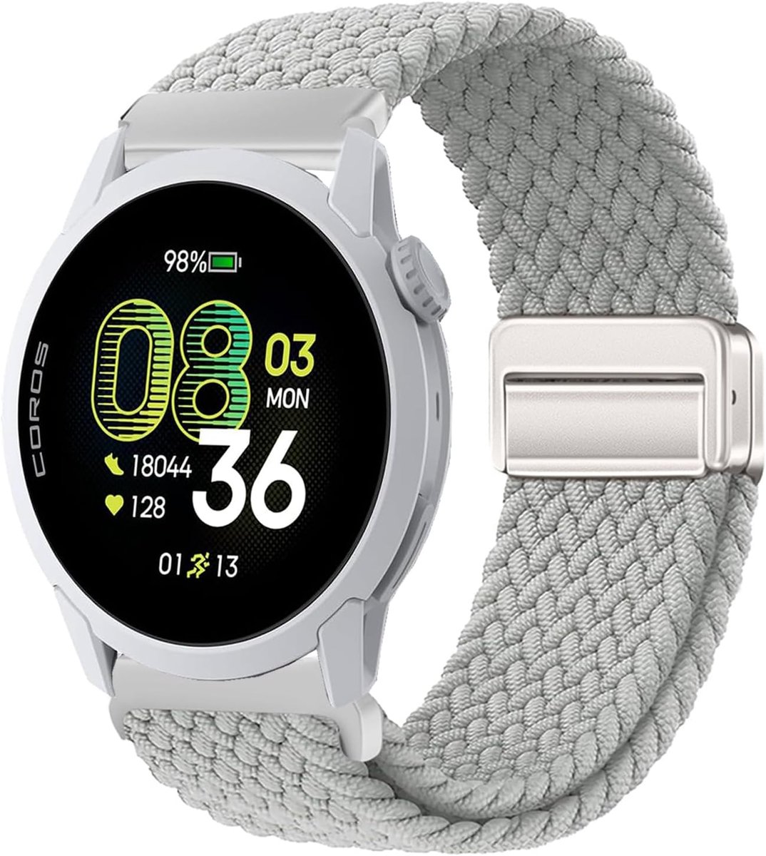 20mm 22mm Braided Nylon Strap Compatible With Coros Pace 4/3/2/APEX 2/2 PRO/APEX 42mm 46mm/PRO, Quick Release Strap - ShopVlot
