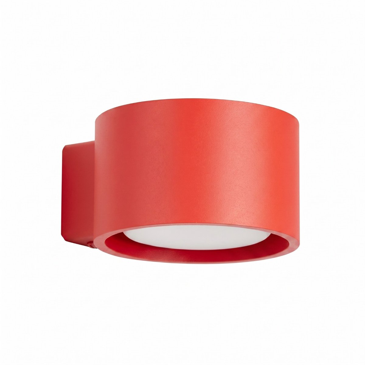 Sollux Lighting Wandlamp MODO - Gx53 - rood - aluminium - 10x12x6cm