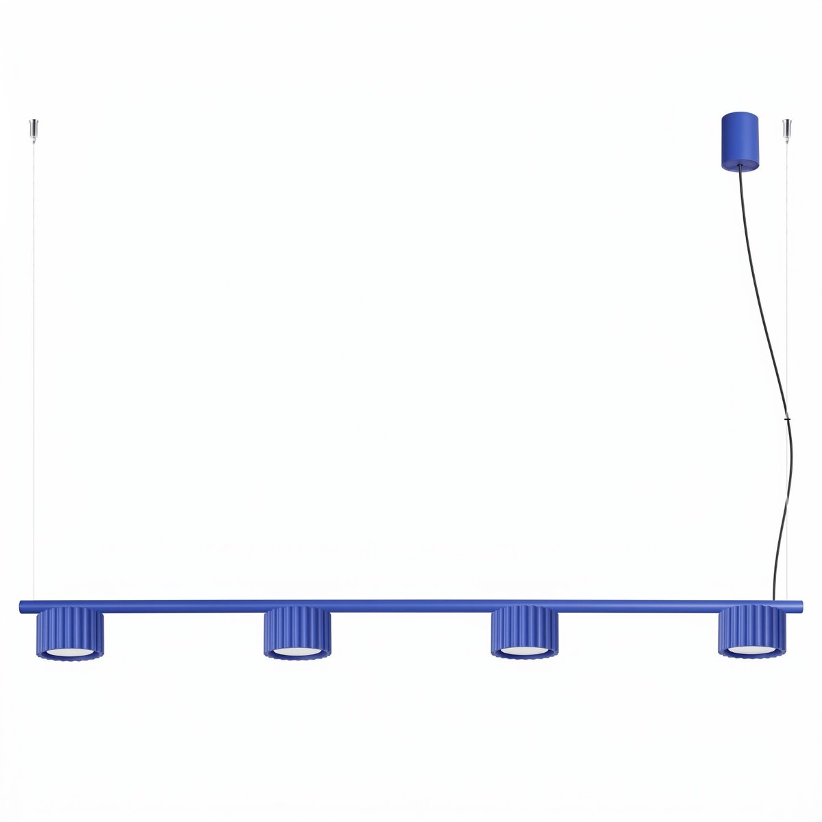 Sollux Lighting Kroonluchter AURA - Gx53 - ultramarijn - aluminium - 122x10x208cm