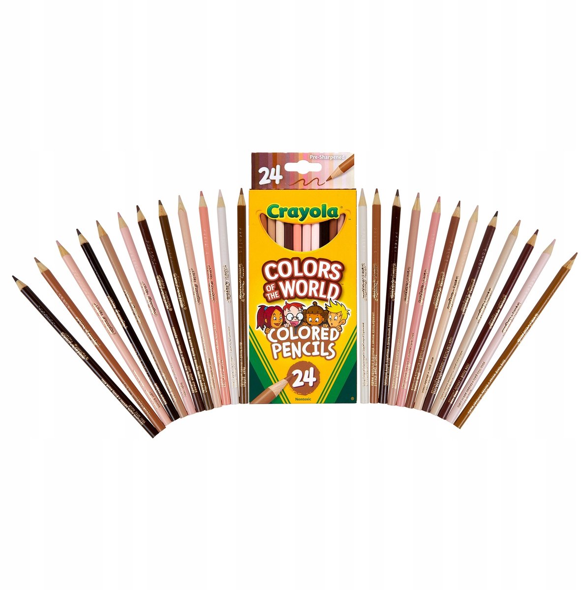 Crayola - Colors Of The World - Kleurpotloden - 24 Kleuren - Voor Kinderen — afbeelding 7
