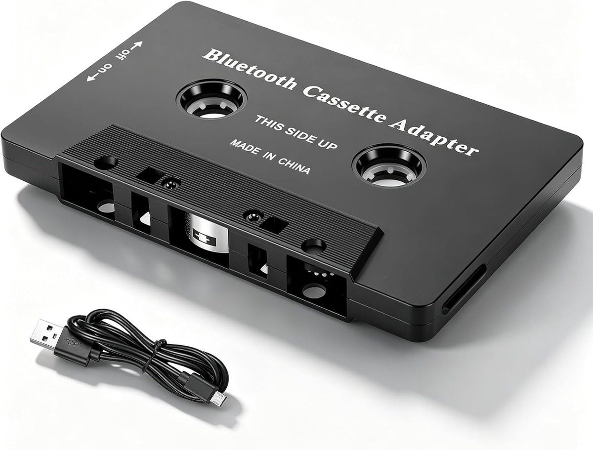 Bluetooth 5.0 Cassette-adapter voor Autoradio Autocassette-ontvange - ShopVlot
