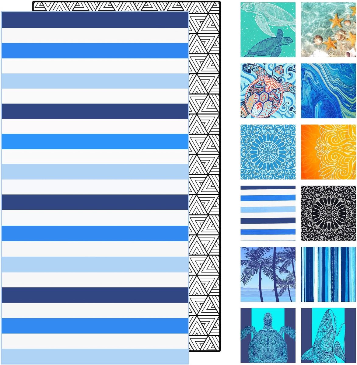 Beach Towel Microfibre Bath Towel Large Beach XXL Beach Towel Sauna Towel Beach Towels Quick Dry Sand Free Towel - ShopVlot