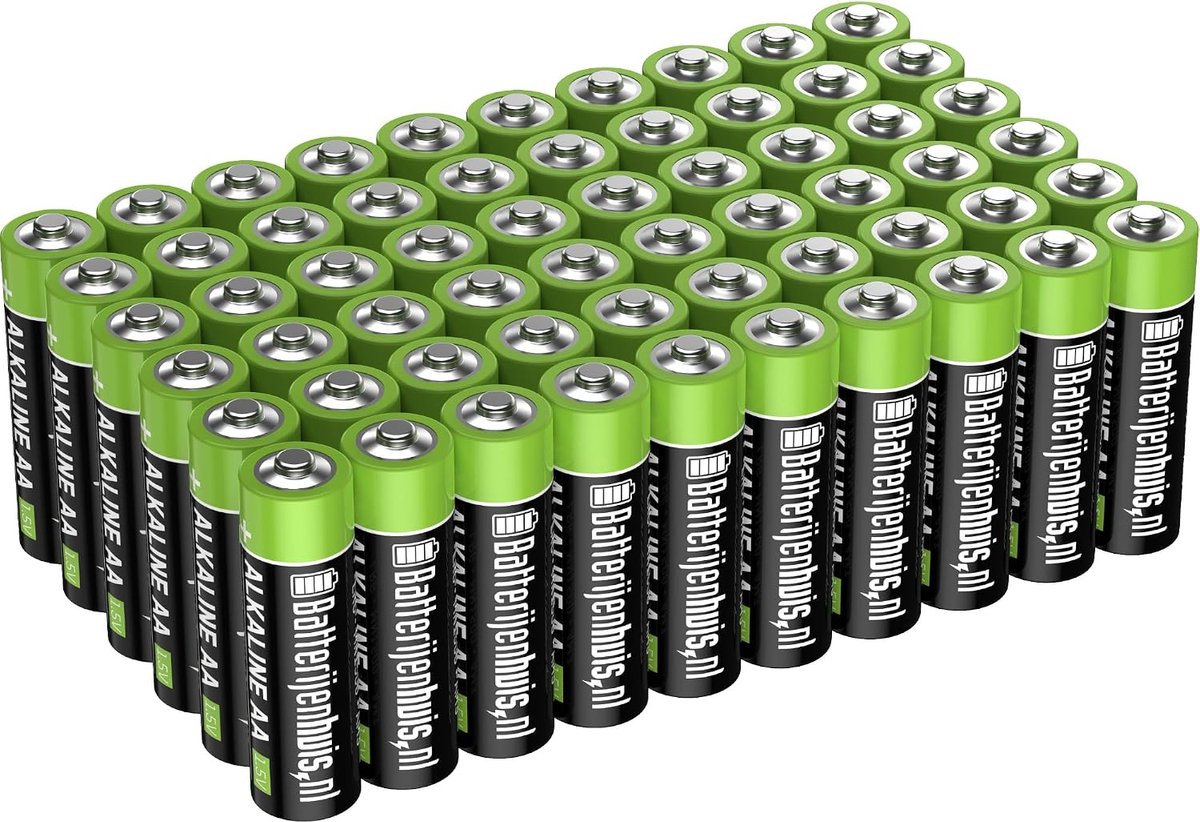 AA Alkaline Batteries 60x - ShopVlot