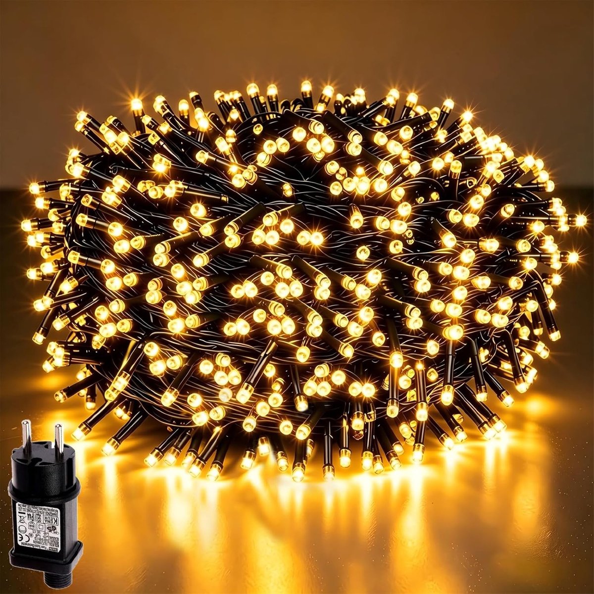 LED Lichtslinger - Warm Wit - 30m - 300 LEDs - Voor Binnen en Buiten