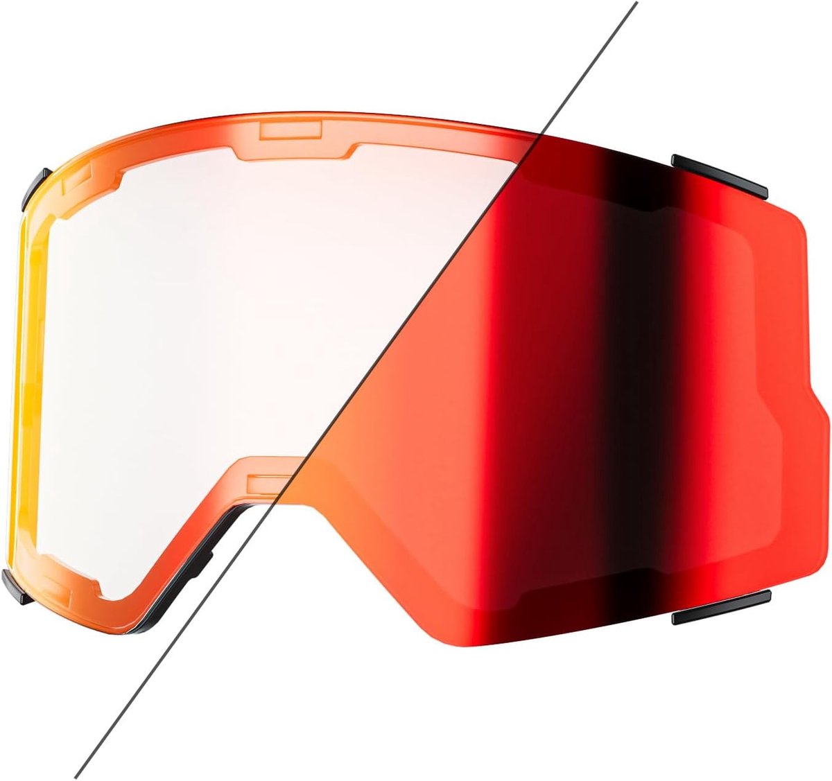 KAPVOE Photochromatic and colourful ski mask with anti-fog UV400 design, OTG for men, women and teenagers, for skiing - ShopVlot