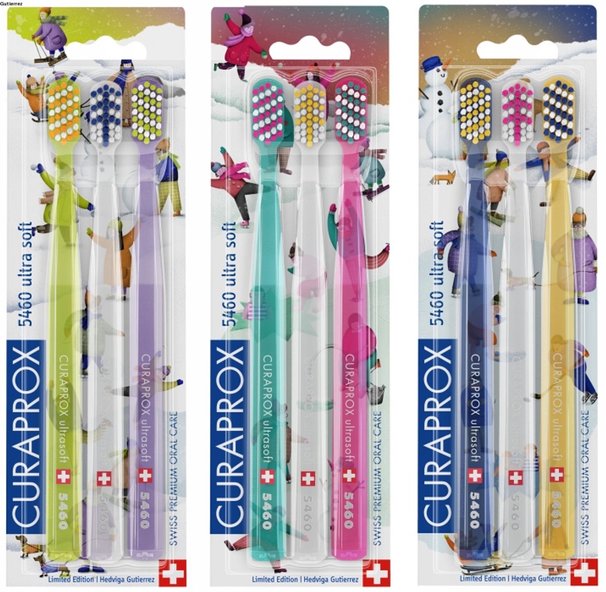 Curaprox CS 5460 Ultra Soft Tandenborstels - 3 Stuks