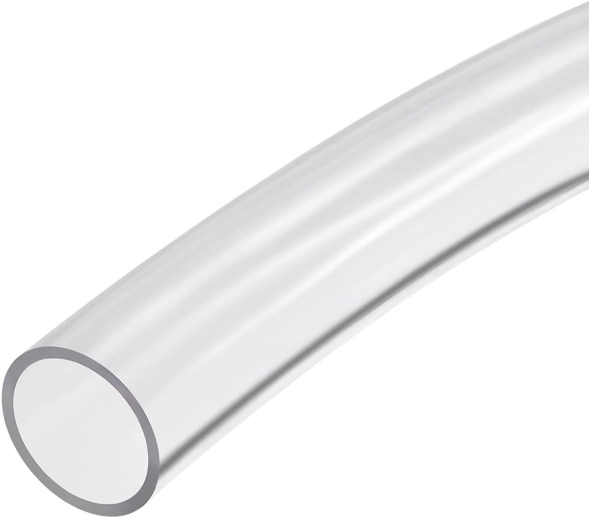 DMiotech 19mm ID 24mm AD clear PVC tube flexible clear tube vinyl hose for garden water pipe air pipe oil tube 1m - ShopVlot