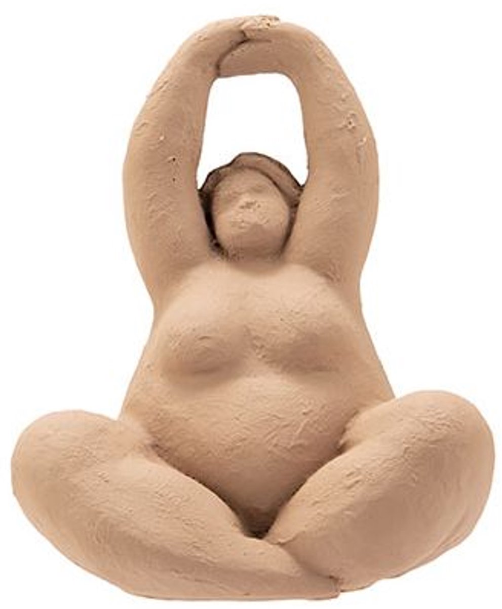 Beeld Venus Taupe 20x14xh23,5cm Resin
