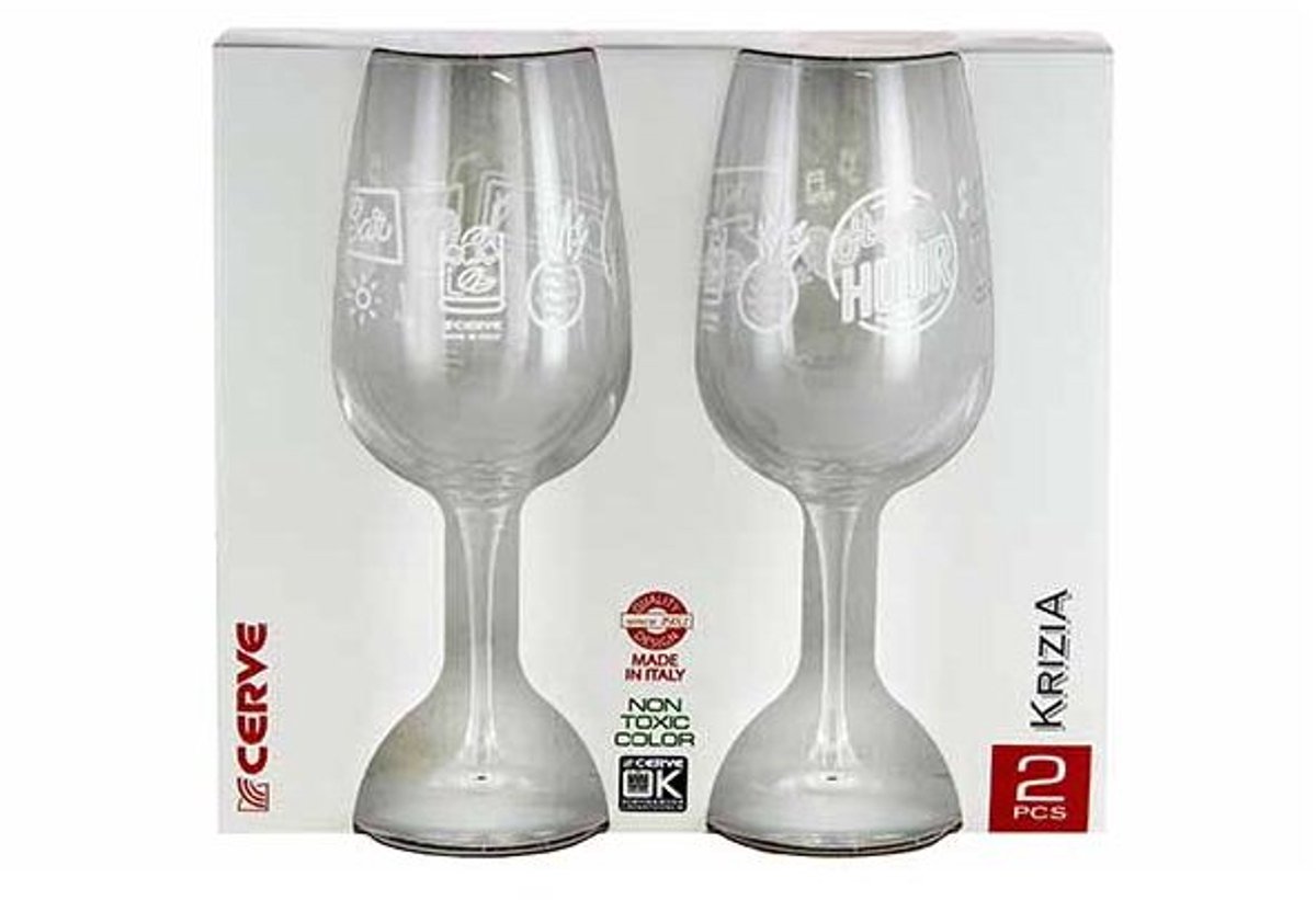 Krizia Cocktailglas 50cl Set 2