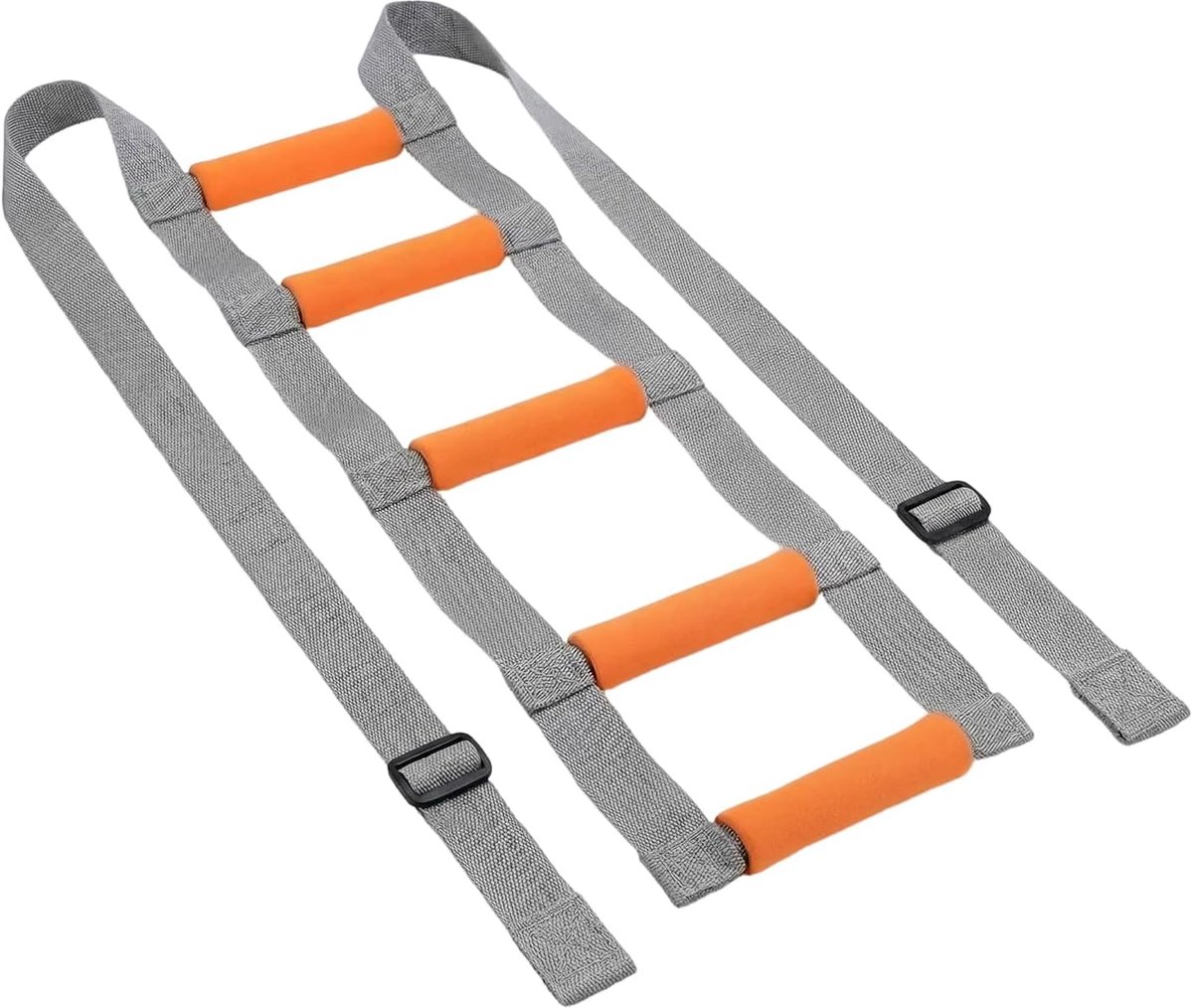 Bedladder, opstahulp verstelbaar, bedtouwladder met antislip schuimrubberen handgrepen, opstahulp voor senioren - ShopVlot