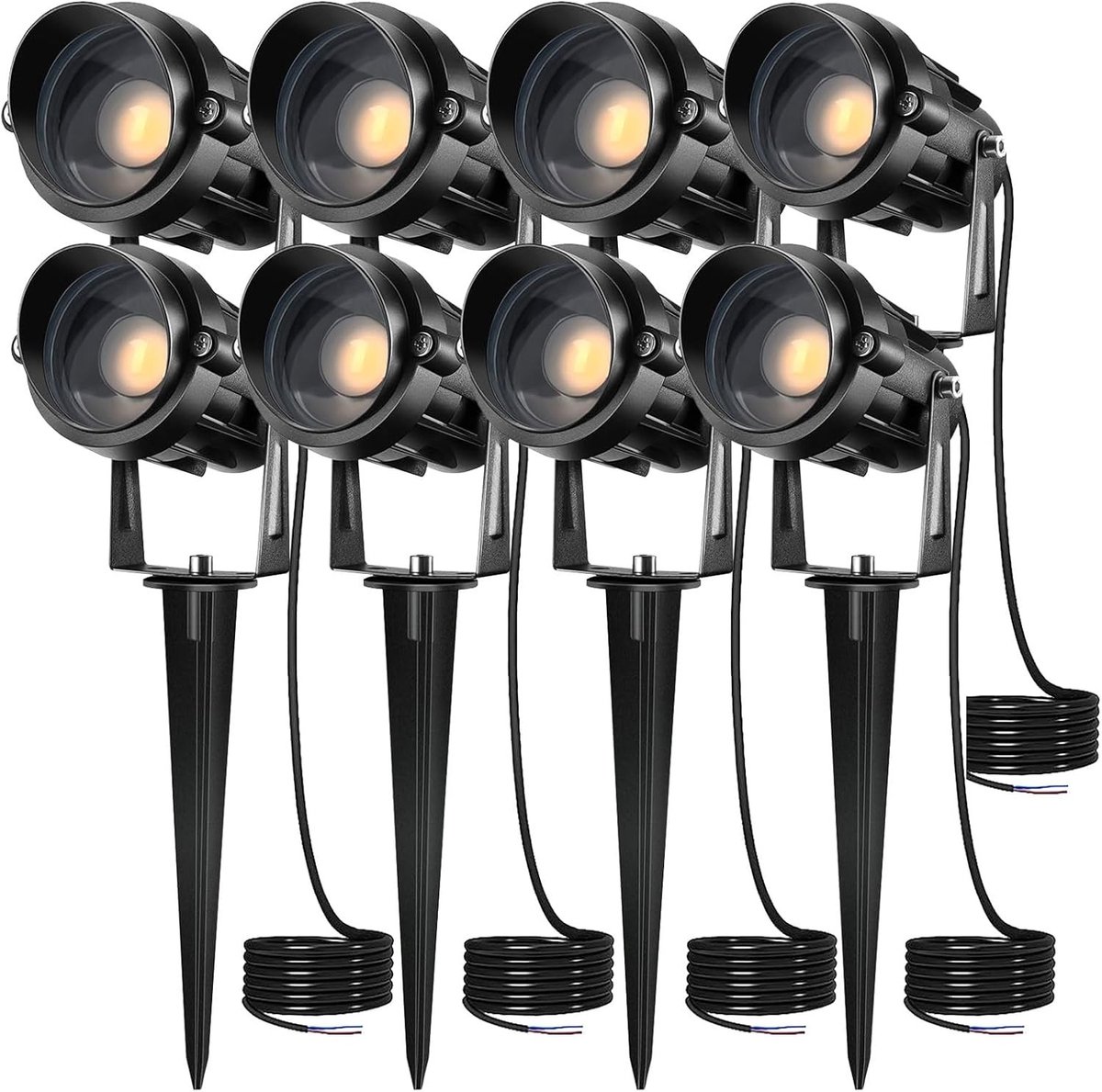 LED Tuinverlichting - Waterdicht - 7W - Lage Spanning - Set van 8 Stuks