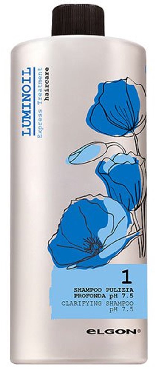 Elgon Luminoil Clarifying Shampoo pH 7.5 1000 ml - Professionele Shampoo - Clarifying Shampoo - Diep Reinigend - pH 7.5 - Verwijdert Stylingsresten - Voor Alle Haartypen